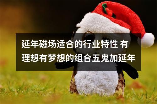 延年磁场适合的行业特性 有理想有梦想的组合五鬼加延年