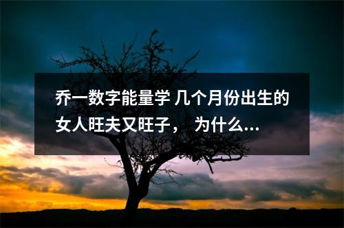 乔一数字能量学 几个月份出生的女人旺夫又旺子，  为什么手机号码，数字号码可以开运？一级